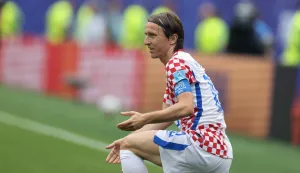 Philadelphia, 28.06.2026 - Utakmica trećeg kola skupine L Svjetskog nogometnog prvenstva Hrvatska - Gana na Lincoln Financial Field stadionu u Philadelphiji. Na slici Luka Modrić.foto HINA/ Daniel KASAP/ ds