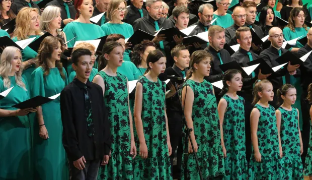 Osijek 27. 06. 2026, KC Osijek, KD Franjo Krežma. Koncert povodom 150 godina Lipe.snimio GOJKO MITIĆ