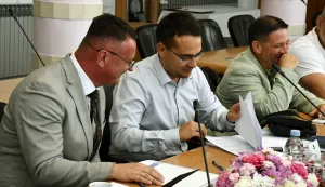 Slavonski Brod, 29.06.2026. - Potpisan ugovor za izradu projektno-tehničke dokumentacije izgradnje Braniteljskog centra u Bukovlju. foto HINA/ ml