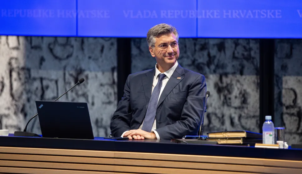 Zagreb, 30.6.2026.- 180. Sjednica Vlade RHNa fotografiji Alen. Ružić, Andrej Plenković.foto HINA/ Luka &Scaron;ANGULIN/ l&scaron;