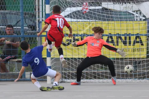 Osijek, 01. 07.. 2026, Igrali&scaron;te na Zelenom polju, Olimpija, mali nogomet, Tri kornera penal, turnir, POC 1/2 Atomski mravi - SIM Osijek.snimio GOJKO MITIĆ
