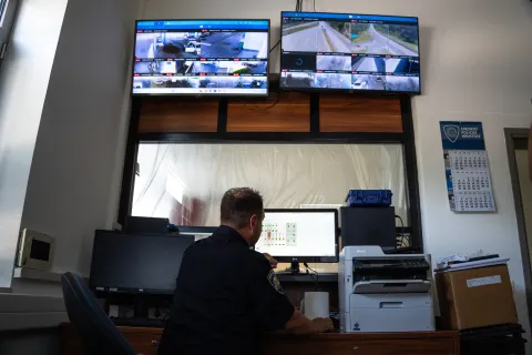 Dalj, 30. 6. 2026., Policijska postaja Dalj - obilazak policija; granični prijelaz; ilustracija; granica; gužve; promet; prelazak granice; granični prijelaz; gužve na granici