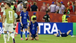Torongo, 03.07.2026 - Utakmica 1/16 finala Svjetskog nogometnog prvenstva Portugal - Hrvatska u Torontu. Na slici Igor Matanović, Ivan Peri&scaron;ić.foto HINA/ Daniel KASAP/ ds