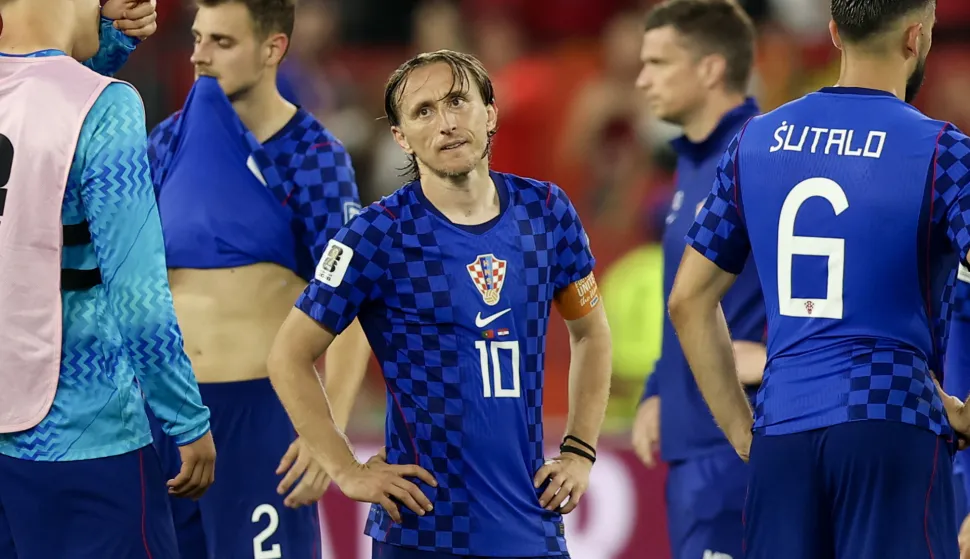 Torongo, 03.07.2026 - Utakmica 1/16 finala Svjetskog nogometnog prvenstva Portugal - Hrvatska u Torontu. Na slici Luka Modrić na kraju utakmice.foto HINA/ Daniel KASAP/ ds