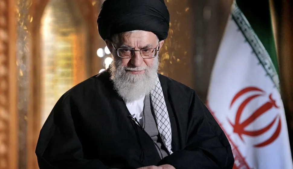 (FILES) A picture released by the office of Iran's supreme leader Ayatollah Ali Khamenei on March 20, 2013, shows him addressing the nation on the occasion of Noruz, the Iranian New Year, in Tehran. The funeral of Iran's late supreme Ayatollah Ali Khamenei, initially delayed at the height of the Middle East war, will begin on July 4 as Iran and the United States observe a fragile ceasefire after signing a preliminary deal to halt the conflict. Khamenei, a spiritual figure for many Shias, was killed aged 86 at his compound in the centre of the Iranian capital on February 28, the first day of the war. (Photo by IRANIAN SUPREME LEADER'S WEBSITE/AFP)