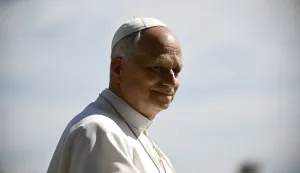(FILES) Pope Leo XIV arrives for the weekly general audience at St Peter's Square in The Vatican on June 24, 2026. The Vatican on July 2, 2026 excommunicated six bishops from the ultraconservative Society of St Pius X and said any lay believers who "formally adhere" to the group would suffer the same fate. The Vatican decree comes a day after the traditionalist breakaway group consecrated four new bishops, defying a plea from Pope Leo XIV not to do so. (Photo by Filippo MONTEFORTE/AFP)