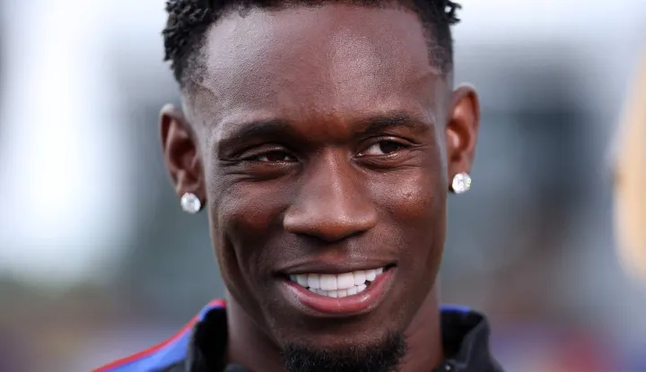 SEATTLE, WASHINGTON - JULY 03: Folarin Balogun of the United States talks to the media prior to a training session for the 2026 World Cup at Husky Soccer Stadium on July 03, 2026 in Seattle, Washington. Jamie Squire/Getty Images/AFP (Photo by JAMIE SQUIRE/GETTY IMAGES NORTH AMERICA/Getty Images via AFP)