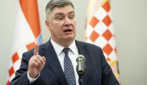 Zagreb, 03.07.2026. - Izjava predsjednika Zorana Milanovića.Na slici predsjednik RH Zoran Milanović.foto HINA/ Sa&scaron;a KOLJAN/ sk