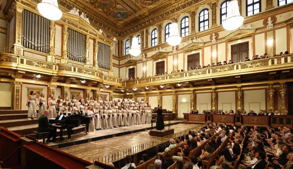 Brevisice odu&scaron;evile publiku u bečkom Musikvereinu, osječki vokalni ansaml Brevis, koncert, beč, srpanj 2026.
