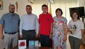 Održan prijem Nikole Andrina u uredu gradonačelnika Slavka Grgića