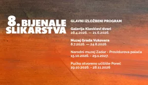 U Gradskom muzeju Vukovar u srijedu, 8. srpnja otvara se 8. bijenale slikarstva koje, u organizaciji Hrvatskog dru&scaron;tva likovnih umjetnosti, Vukovarcima donosi pregled najaktualnije dvogodi&scaron;nje produkcije suvremenog hrvatskog slikarstva.