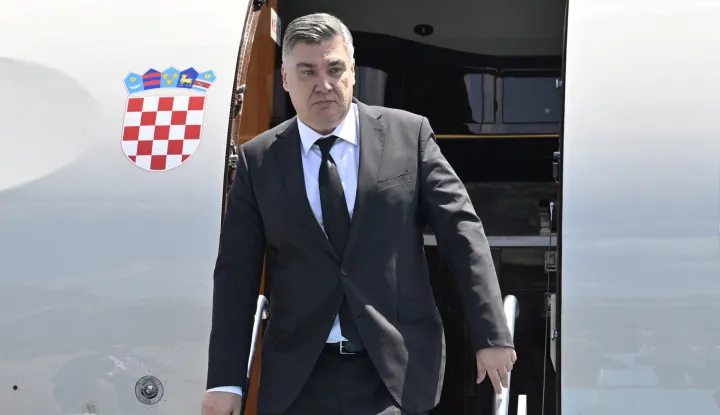 ANKARA, TURKIYE - JULY 7: Croatian President Zoran Milanovic arrives at Esenboga Airport to attend the 36th NATO Heads of State and Government Summit, in Ankara, Turkey on July 7, 2026. Ismail Kaplan/Pool via REUTERS Photo: Ismail Kaplan/REUTERS