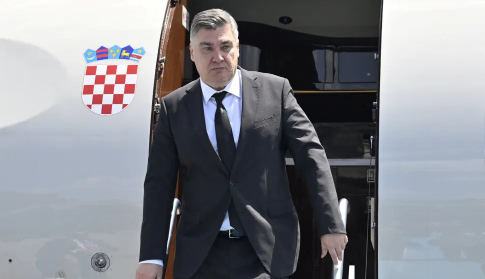 ANKARA, TURKIYE - JULY 7: Croatian President Zoran Milanovic arrives at Esenboga Airport to attend the 36th NATO Heads of State and Government Summit, in Ankara, Turkey on July 7, 2026. Ismail Kaplan/Pool via REUTERS Photo: Ismail Kaplan/REUTERS
