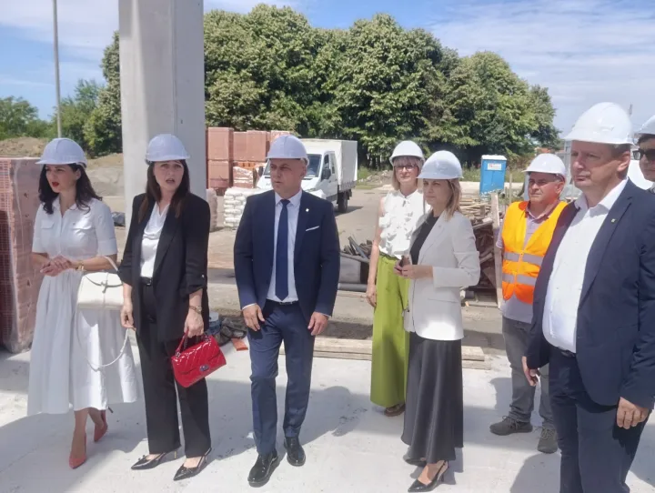 Župan Bosančić obi&scaron;ao gradili&scaron;te dvorane, srpanj 2026.ustupljeno