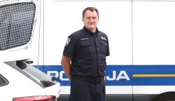 Osijek, 07. 07. 2026., Policijska uprava Osječko-baranjska, Plavi Glas, prevencija, Robert &Scaron;korvagaSNIMIO BRUNO JOBST