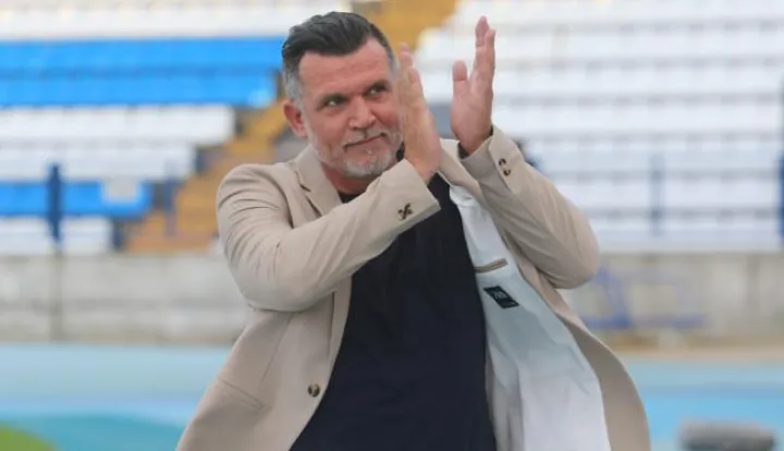Osijek, 31. 07. 2022, Stadion Gradsi vrt, Prva SuperSport Hrvatska nogometna liga 22/23. Osijek - Slaven Belupo, Zoran Zekic, trener Slaven Belupa.snimio GOJKO MITIĆ