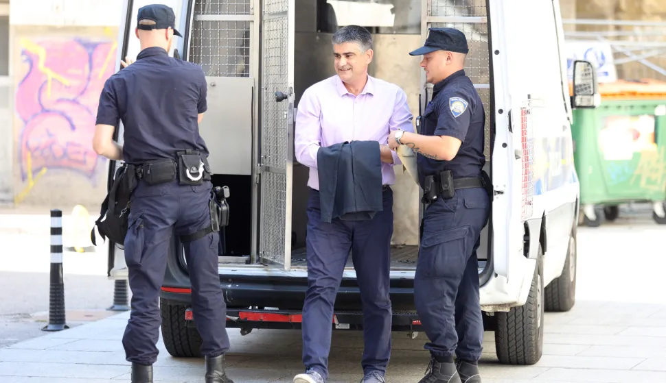 10.07.2026., Rijeka - U prostorije USKOK-a dovoden je uhiceni grasdonacelnik Buja Fabrizio Vizintin. Photo: Nel Pavletic/PIXSELL