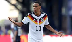 FOXBOROUGH, MASSACHUSETTS - JUNE 29: Jamal Musiala #10 of Germany reacts during the FIFA World Cup 2026 Round Of 32 match between Germany and Paraguay at Boston Stadium on June 29, 2026 in Foxborough, Massachusetts. Alexander Hassenstein/Getty Images/AFP (Photo by ALEXANDER HASSENSTEIN/GETTY IMAGES NORTH AMERICA/Getty Images via AFP)
