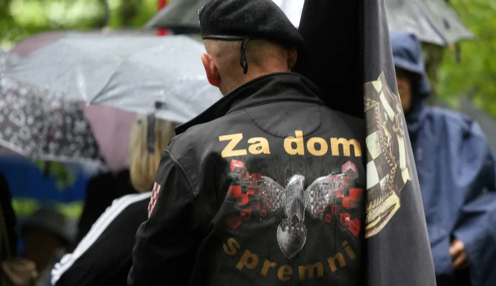 So&scaron;ice: Komemoracija pokraj jame Jazovke za žrtve koje su ubili partizani 22.06.2018., Sosice - Spomen-pohod i komemoracija pokraj jame Jazovke na Zumberku za vojnike i civile koje su partizani ubili tijekom Drugog svjetskog rata i nakon njega te ih bacili u jamu. rrPhoto: Zarko Basic/PIXSELL 