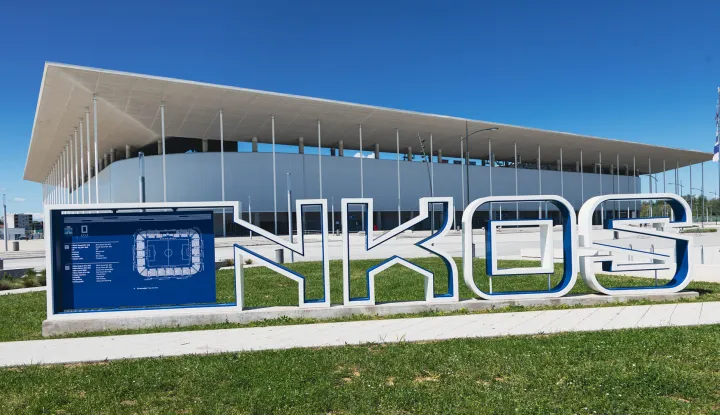 Za Nijemce je Opus Arena najljep&scaron;i stadion na Balkanu!FOTO: NK OSIJEK