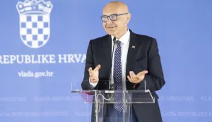 Zagreb, 16.07.2026 - Izjave nakon sjednice Vlade RH. Na fotografiji Alen Ružić.foto HINA/ Daniel KASAP/ dk