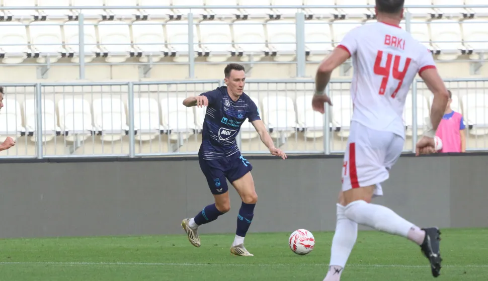Osijek, 18. 07. 2026, Opus Arena, nogomet, prijateljska utakmica, Osijek - Honved. Ivan Dolček (19).snimio GOJKO MITIĆ