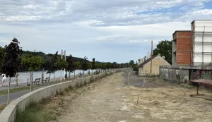 Osijek, 18. 07. 2026., Donjogradska obala; radovi, cesta, ceste, nova cesta, prometSNIMIO BRUNO JOBST