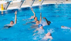 Osijek, 15. 7. 2026., &Scaron;kola plivanja, KopikaKopika; &scaron;kola plivanja; djeca; sport; plivanje; bazen; instruktor plivanja
