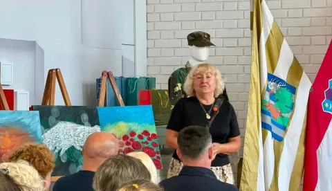 Grozdana Mauer, predsjednica Udruge braniteljica Domovinskog rata Vinkovci 