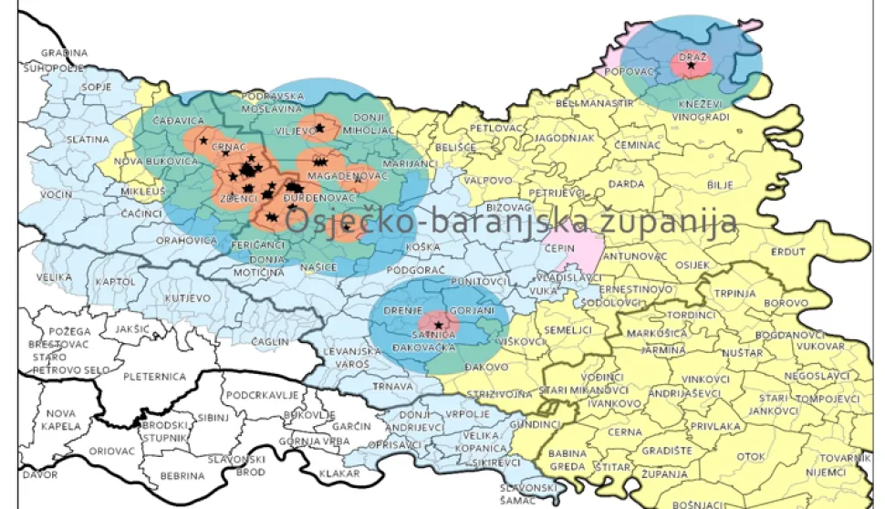 ask - mapa zaraze, 20. srpnja 2026.