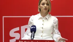 Osijek, 10. 12. 2024, Strossmayerva 5. Press Sanja Bježančević, SDP.snimio GOJKO MITIĆ