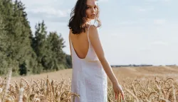 lanena haljina