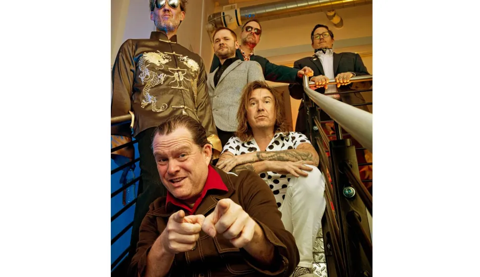 Američki disco punk bend Electric Six nastupaju u Tvornici