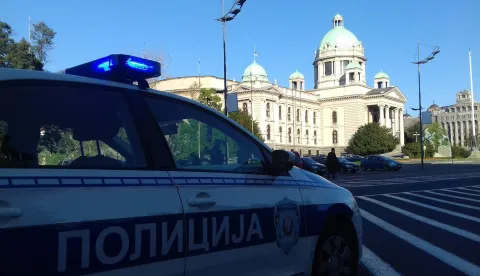 beograd, 26.08.2026 - Sredi?te Beograda i brojne bo?ne ulice zatvorene su za promet u petak od ?etiri ujutro do ponedjeljka 29. lipnja u isto vrijeme zbog skupa na koji su u subotu svoje prista?e pozvali srbijanski predsjednik Aleksandar Vu?i? i vladaju?a Srpska napredna stranka (SNS), objavile su gradske vlasti. foto HINA/ Velimir ILI?/ ik