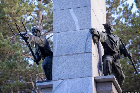 27.07.2025., Srb - Srpsko narodno vijece (SNV) i Savez antifasistickih boraca i antifasista RH (SABA) organizirali su narodni zbor povodom 84. godisnjice Dana ustanka 27.7.1941. Photo: Sime Zelic/PIXSELL