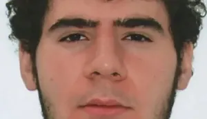This undated handout image released by Polizei Berlin on July 26, 2026 shows a 21-year old suspect identified by police as Abdul B. in a public appeal for his arrest, after a car ploughed into a crowd near Berlin's Gay Pride celebrations killing one person and wounding 16 others. Berlin police described the suspect as slender, about 1.90 metres (6 feet 3 inches) tall, with black hair, wearing a black hoodie and white trousers. (Photo by Handout/POLIZEI BERLIN/AFP)/RESTRICTED TO EDITORIAL USE - MANDATORY CREDIT "AFP PHOTO/POLIZEI BERLIN" - HANDOUT - NO MARKETING NO ADVERTISING CAMPAIGNS - DISTRIBUTED AS A SERVICE TO CLIENTS
