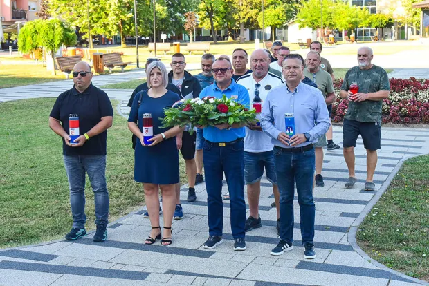 NA&Scaron;ICE. SRPANJ 2026. - Kod spome nobilježja ''Uskrsla Hrvatska'' odana je počast branitlejima SNIMIO: SINI&Scaron;A KULI&Scaron;IĆ