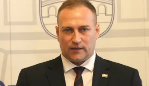 Osijek, 31. 07. 2026, Županijska 4, Ministar David Vlajčić, sastanak o Afričkoj svinjskoj kugi, ASK. Ministar, David Vlajčić.snimio GOJKO MITIĆ