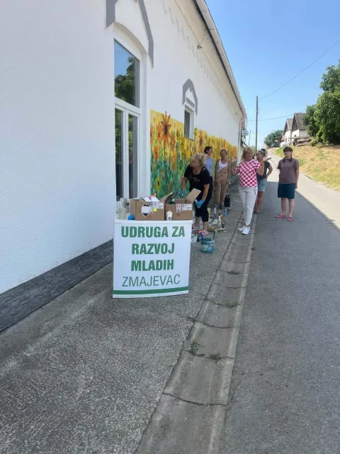 Spektakularan mural na zidu Baranjskih dvora u Zmajevcu