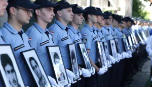 Dalj, 01. 08. 2026., obilježavanje 35. obljetnice pogiblje policajaca i civila u Dalju, Dalj, svečanost, polaganje vijenaca, svijeće SNIMIO BRUNO JOBST