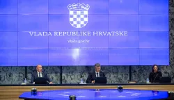 Zagreb, 30.07.2026.- 190. Sjednica Vlade RH.Na fotografiji Tomo Medved, Andrej Plenović.foto HINA/ Luka &Scaron;ANGULIN/ l&scaron;