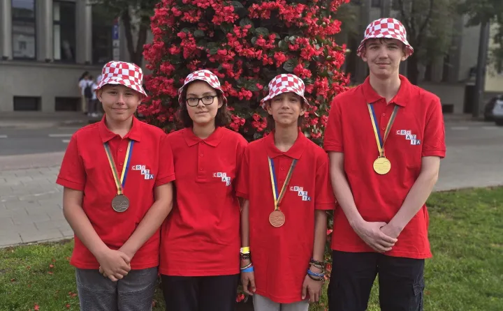 10. europska juniorska informatička olimpijada - EJOI 2026Filip Udovčić, Gita Radiković, Sergej Stare&scaron;inčić i Gabriel Kos