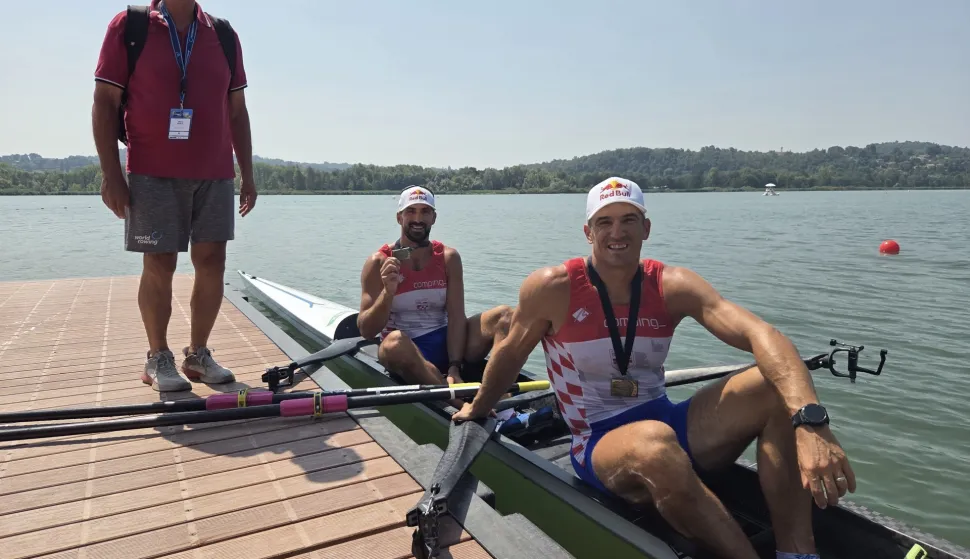 Braća Sinković eurosmotru 2026. zavr&scaron;ili kao treći u dvojcu na parićeFOTO: USTUPLJENA FOTOGRAFIJA