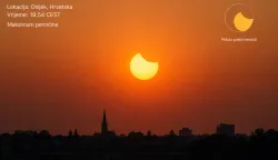 pomrčina sunca u Osijeku, izgledat će ovako 12.8. 2026.