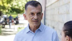 Split, 31.07.2026. - Odvjetnik Damir Primorac, branitelj Igora Sapunara, jednog od osumljičenih u istrazi USKOK-a oko Konobe Pr&scaron;ut gdje je osumljičen i biv&scaron;i gradonačelnik Željko Kerum.foto HINA/ Miroslav Lelas/ lm