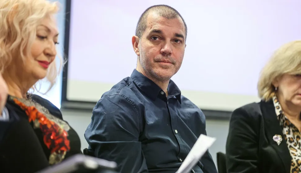 19.12.2024., Zagreb - Okrugli stol Kako Hrvatska docekuje useljenike? u organizaciji Nezavisnog sindikata znanosti i obrazovanja. Ivan Balabanic. Photo: Luka stanzl/PIXSELL