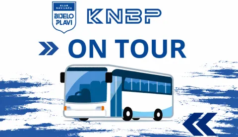 Klub navijača Bijelo-plavi poziva sve navijače NK Osijeka da jo&scaron; jednom u velikom broju ispune gostujuću tribinu u Velikoj Gorici, gdje će Bijelo-plavi u subotu, 8. kolovoza, od 18:30 sati igrati protiv Rude&scaron;a.