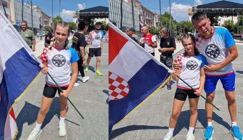 Tamara ima samo 11 godina, a već je trčala za branitelje od Čavoglava do Knina