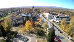 Grad Na&scaron;ice, centar grada, travanj 2019.