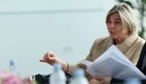 Zagreb, 09.06.2026. - Sjednica Odbora za Ustav, Poslovnik i politički sustav na kojoj je između ostalog bilo riječi i o Prijedlogu kandidata za izbor troje sudaca Ustavnog suda.Na fotografiji Sandra Benčić.foto HINA/ Edvard &Scaron;U&Scaron;AK